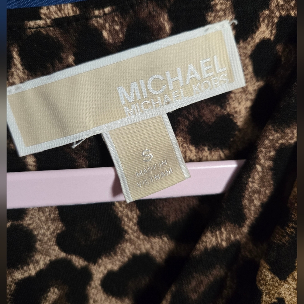 Michael Kors Animal Print Mini Dress - Picture 2 of 7